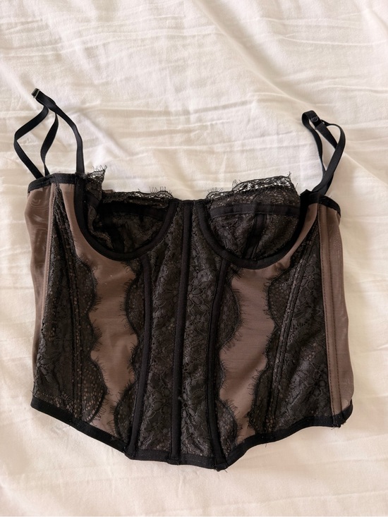 Urban Outfitters Tops - Urban Outfitters Black Lace Corset Top